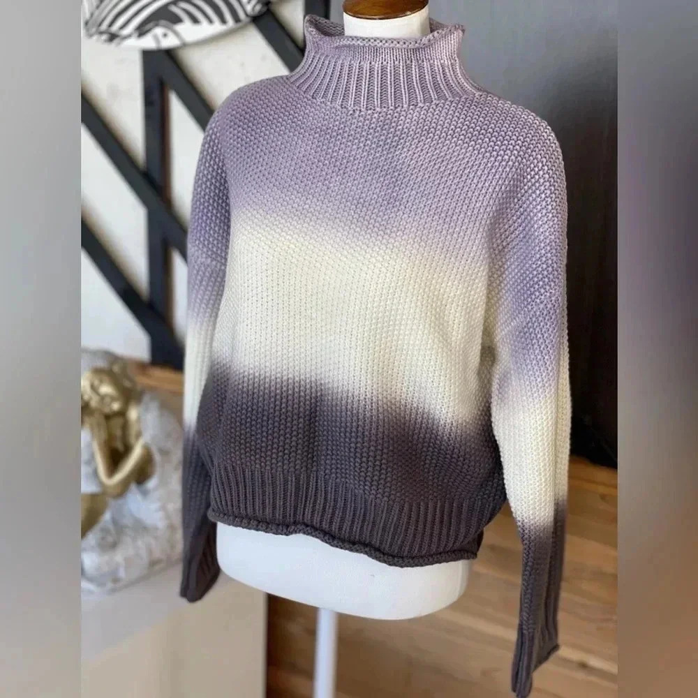 purple sweater she and sky size Medium women’s sweater - Picture 8 of 11